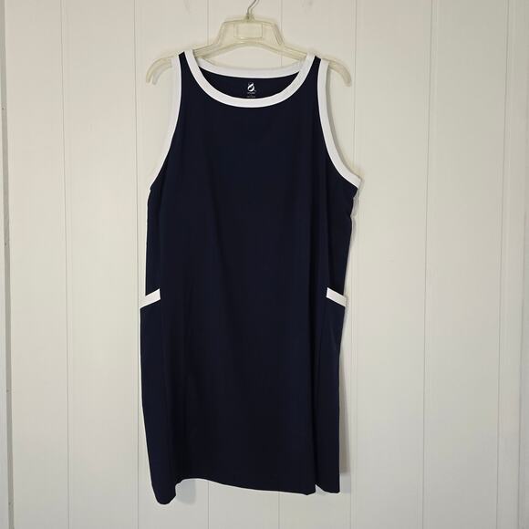Lou & Grey Dresses & Skirts - Lou & Grey Tipped Wanderweave Mini Pocket Dress Athletic Sports Size XL